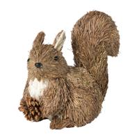 Eekhoorn groot - stro -10x18x20 cm Eekhoorn groot - stro -10x18x20 cm