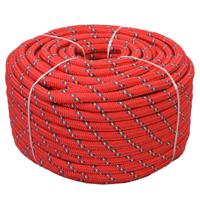 Boot touw 18 mm 50 m polypropyleen rood