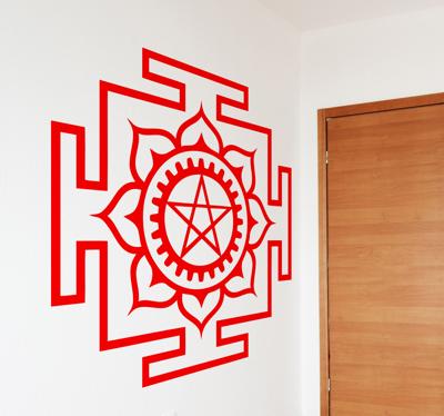 Muursticker Pentagram