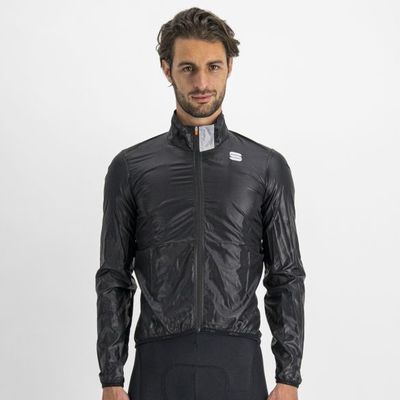 Sportful Hot pack Easylight fietsjack lange mouw zwart heren L