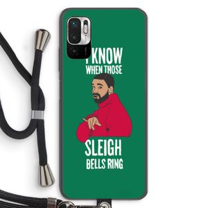 Sleigh Bells Ring: Xiaomi Redmi Note 10 5G Transparant Hoesje met koord