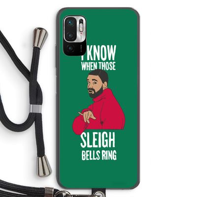 Sleigh Bells Ring: Xiaomi Redmi Note 10 5G Transparant Hoesje met koord