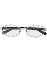 Marc Jacobs Eyewear lunettes de soleil à monture géométrique - Or