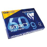 Kopieerpapier Clairefontaine Clairmail A4 60gr wit 500 vel | 5 stuks