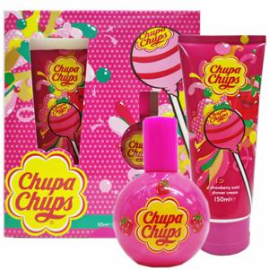 Chupa Chups Strawberry Swirl Geschenkset (1x EDT 50ml + 1x Bad- und Duschgel 150ml)