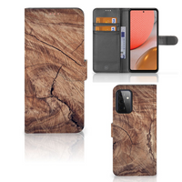 Samsung Galaxy A72 Book Style Case Tree Trunk - thumbnail