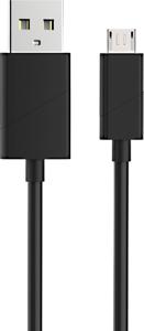Renkforce USB-kabel USB 2.0 USB-A stekker, USB-micro-B stekker 1.00 m Zwart RF-3376020