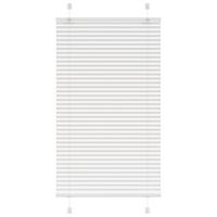 VidaXL Plissé rolgordijn 80x150 cm stofbreedte 79,4 cm polyester wit