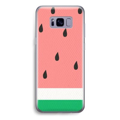 Watermeloen: Samsung Galaxy S8 Transparant Hoesje