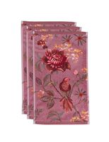 Pip Studio Gastendoek Set/3 Secret Garden Mauve 30x50cm