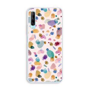 Terrazzo Memphis Pink: Huawei P Smart Pro Transparant Hoesje