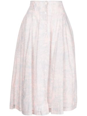 Philosophy Di Lorenzo Serafini jupe mi-longue à imprimé Toile de Jouy - Rose