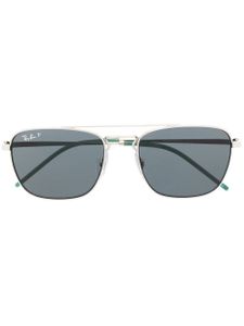 Ray-Ban lunettes de soleil RB3588L à monture pilote - Argent