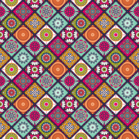 Kleurrijk Mandala Patroon vinyl tapijt