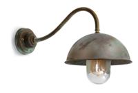 Moretti Luce Rechte buitenlamp Circle - verouderd messing 3238.T.AR