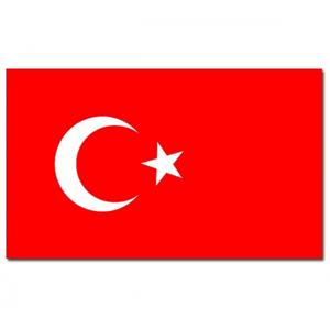 Vlag Turkije - 90 x 150 cm - Turkse Vlag - Türkiye