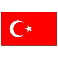 Vlag Turkije - 90 x 150 cm - Turkse Vlag - Türkiye