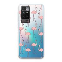 Anything Flamingoes: Xiaomi Redmi 10 Transparant Hoesje