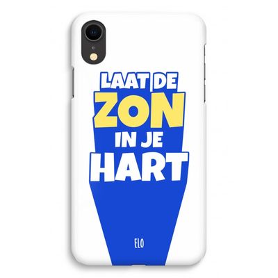 Laat de zon in je hart: iPhone XR Volledig Geprint Hoesje