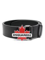 DSQUARED2 portefeuille en cuir à plaque logo - Noir - thumbnail