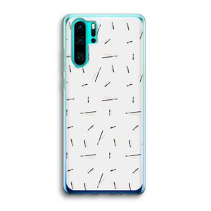 Hipster stripes: Huawei P30 Pro Transparant Hoesje