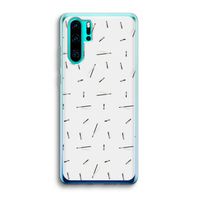 Hipster stripes: Huawei P30 Pro Transparant Hoesje