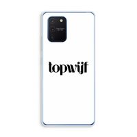 Topwijf Wit: Samsung Galaxy Note 10 Lite Transparant Hoesje