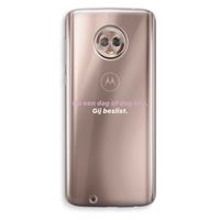 gij beslist: Motorola Moto G6 Transparant Hoesje