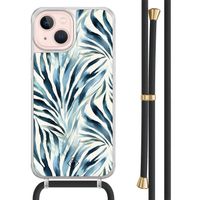 iPhone 13 hoesje met zwart koord - Japandi waves