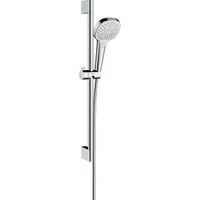 Hansgrohe Croma Select E Multi glijstangset met Croma Select E Multi handdouche 65cm met Isiflex`B doucheslang 160cm wit/chroom 26580400 - thumbnail