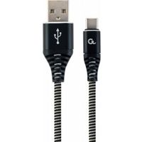 Gembird CC-USB2B-AMCM-2M-BW USB-kabel USB 2.0 USB A USB C Zwart, Wit - thumbnail