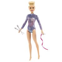 Barbie ritmische gymnastiek pop blond + accessoires - thumbnail
