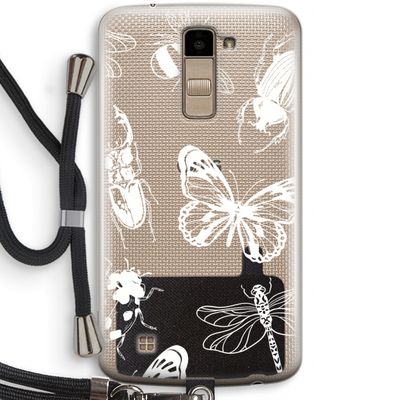 Tiny Bugs: LG K10 (2016) Transparant Hoesje met koord