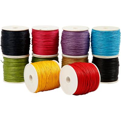 Creativ Company Katoenkoord, dikte 1 mm, sterke kleuren, 10x50 m/ 1 doos