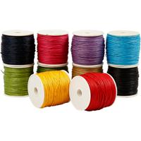 Creativ Company Katoenkoord, dikte 1 mm, sterke kleuren, 10x50 m/ 1 doos