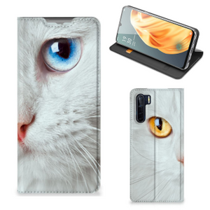 OPPO Reno3 | A91 Hoesje maken Witte Kat