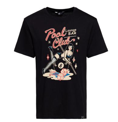 King Kerosin Pool Club T-Shirt Black-L
