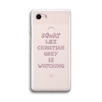 Christian Grey: Google Pixel 3 Transparant Hoesje