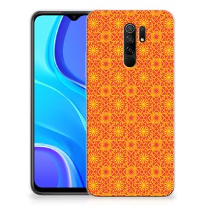 Xiaomi Redmi 9 TPU bumper Batik Oranje