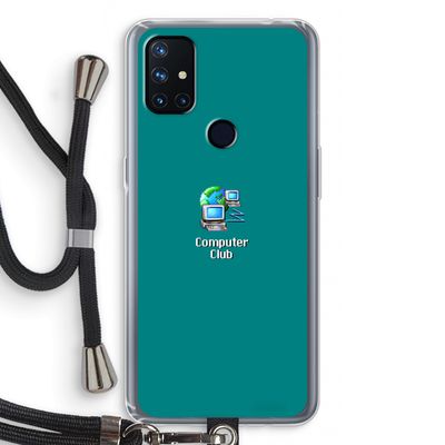 Win98: OnePlus Nord N10 5G Transparant Hoesje met koord
