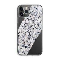 Gespikkelde marmer: iPhone 11 Pro Max Transparant Hoesje