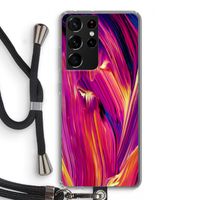 Phoenix: Samsung Galaxy S21 Ultra Transparant Hoesje met koord