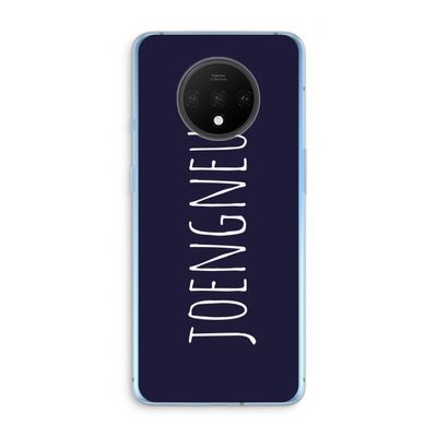 Joengneuh!: OnePlus 7T Transparant Hoesje