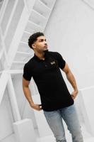EA7 Emporio Armani 8NPF14 Polo Heren Zwart - Maat XS - Kleur: Zwart | Soccerfanshop