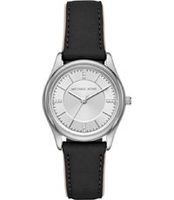 Horlogeband Michael Kors MK2815 Leder Zwart 18mm