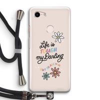 Tough Life: Pixel 3 Transparant Hoesje met koord