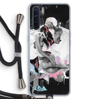 Camouflage de sommeil: Oppo A91 Transparant Hoesje met koord