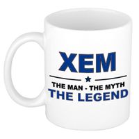Naam cadeau mok/ beker Xem The man, The myth the legend 300 ml   -