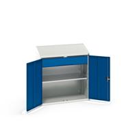 Bott Verso Lessenaarkast | 1 Legbord | 1 Lade | RAL 5010 - 16926590.11 Bott Verso Lessenaarkast | 1 Legbord | 1 Lade | RAL 5010 - 16926590.11
