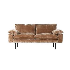 HKliving Retro Sofa 2-zitsbank - Velvet Corduroy - Aged Gold